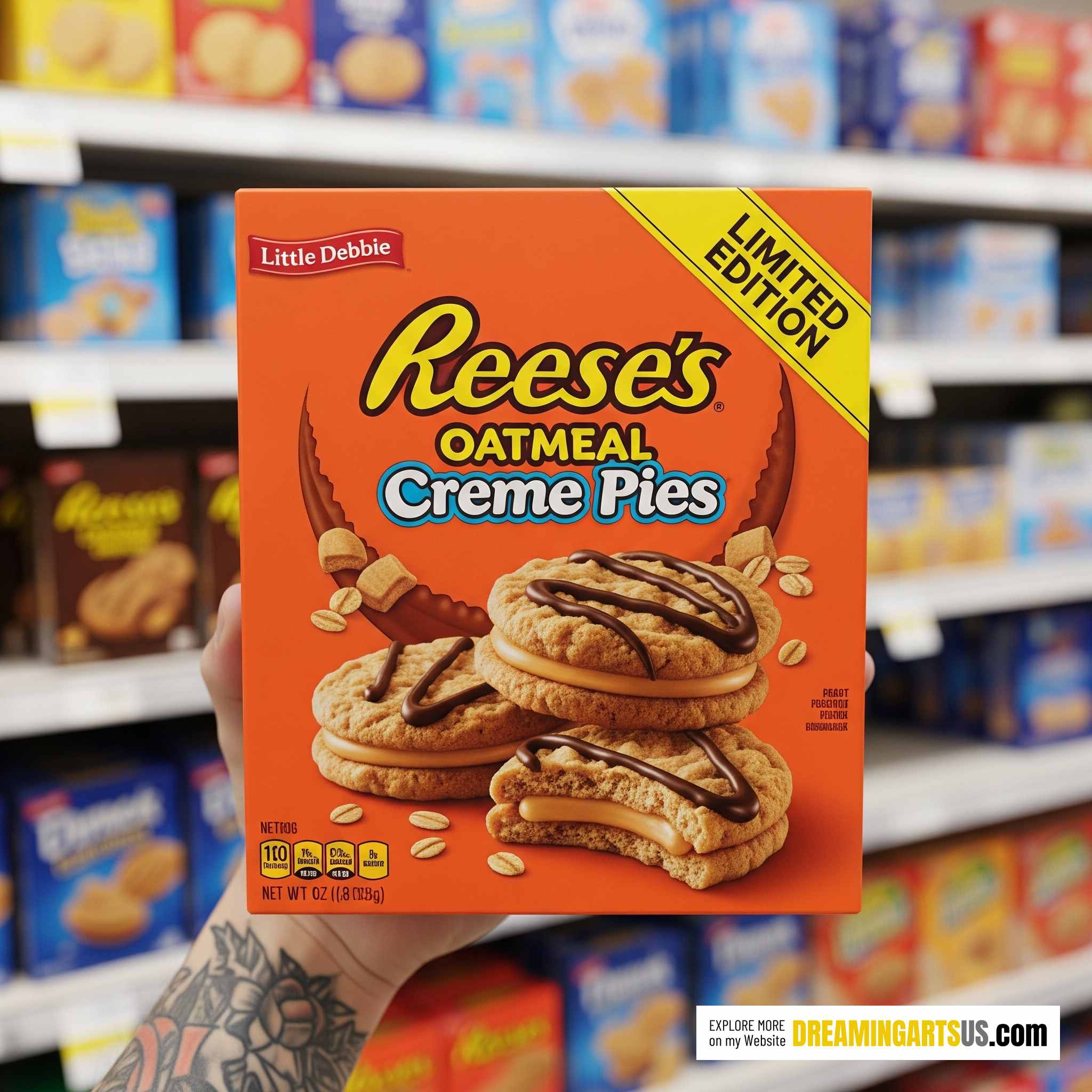 Reeses Oatmeal Cream Pie