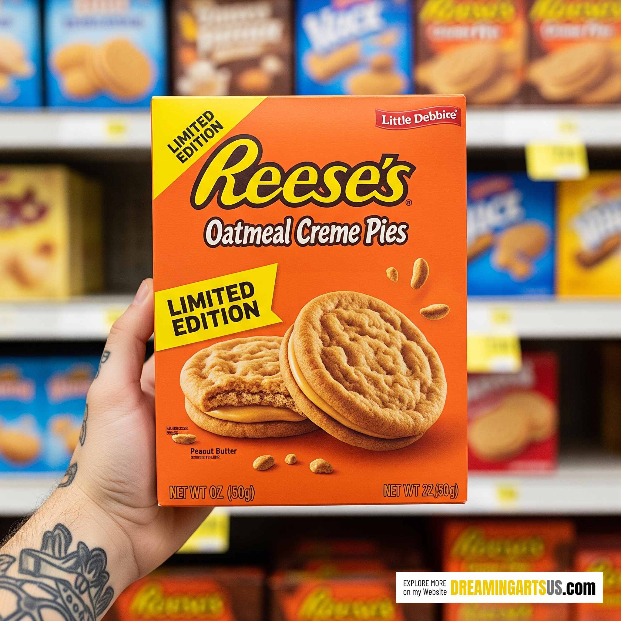 Reeses Oatmeal Creme Pies