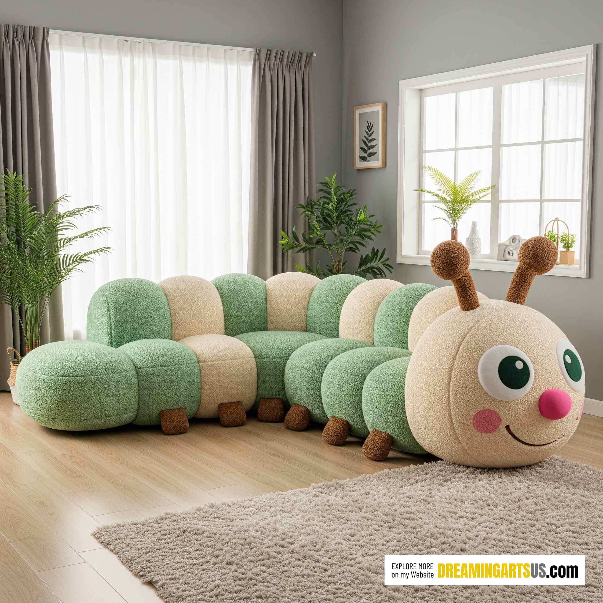 Caterpillar Sectional Sofas