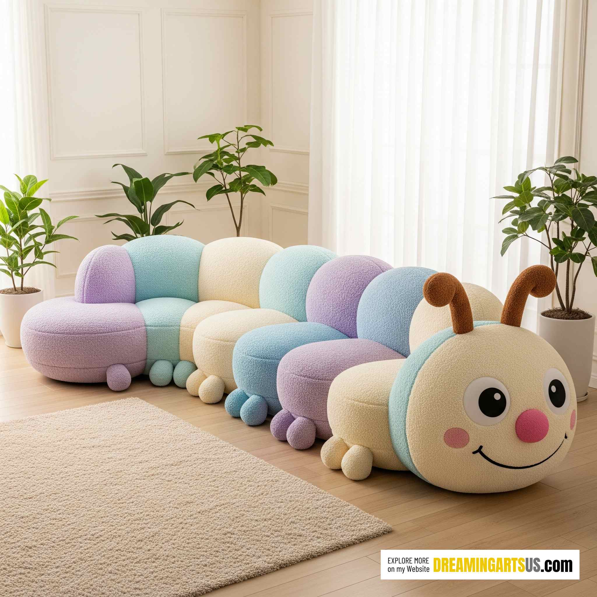 Caterpillar Sectional Sofas