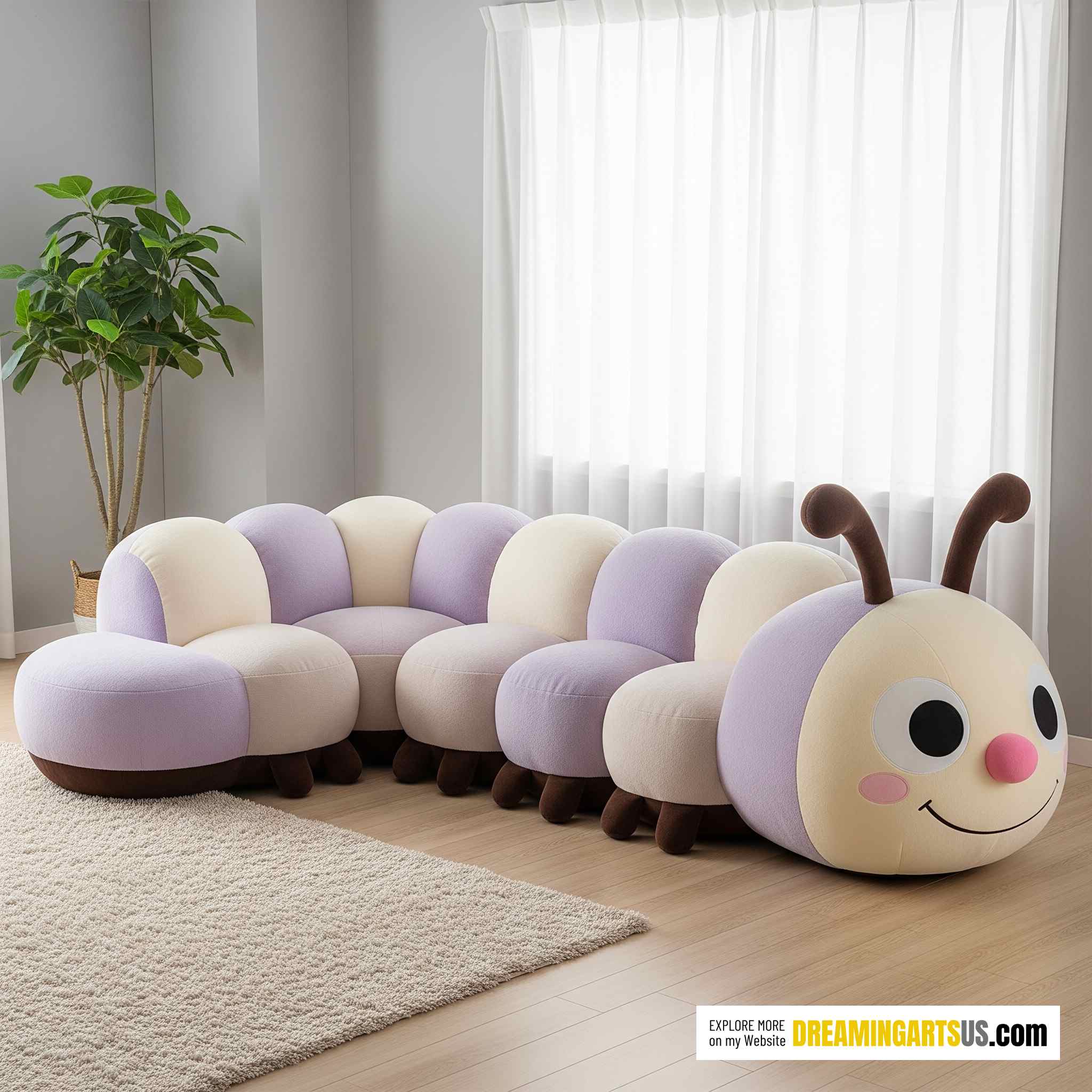 Sectional Caterpillar Sofa