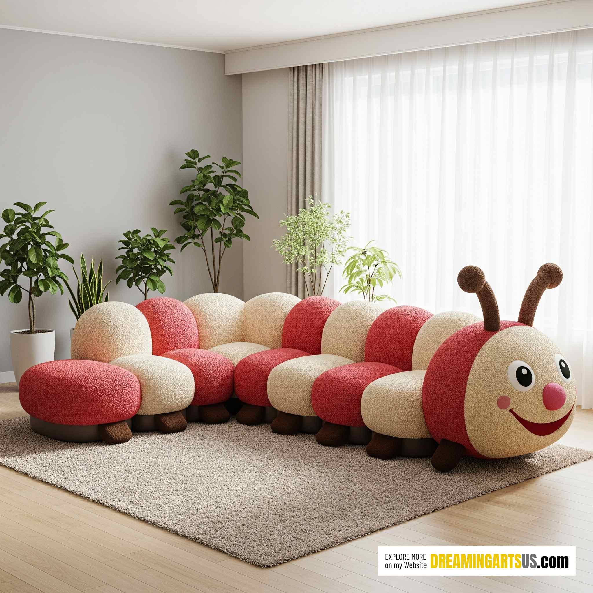 Caterpillar Sectional Sofas