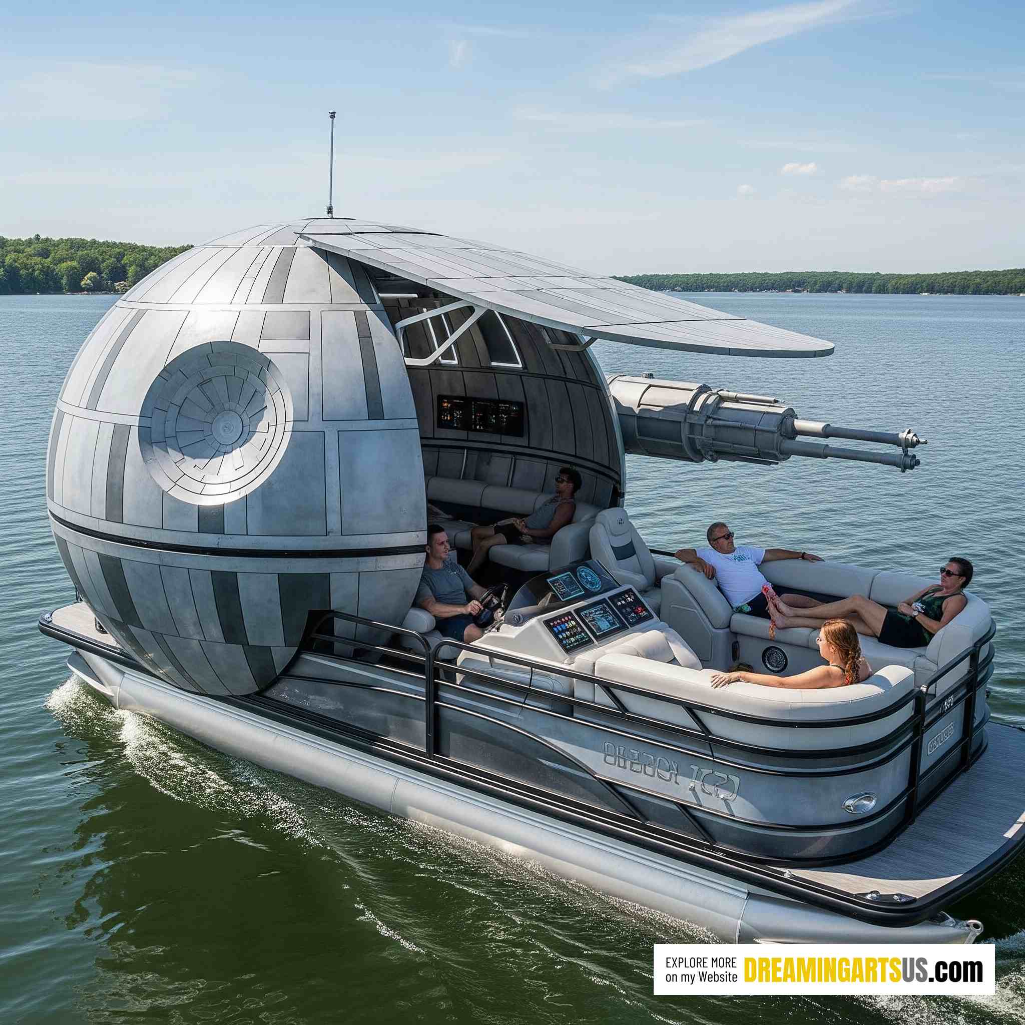 Star Wars Pontoon Boat