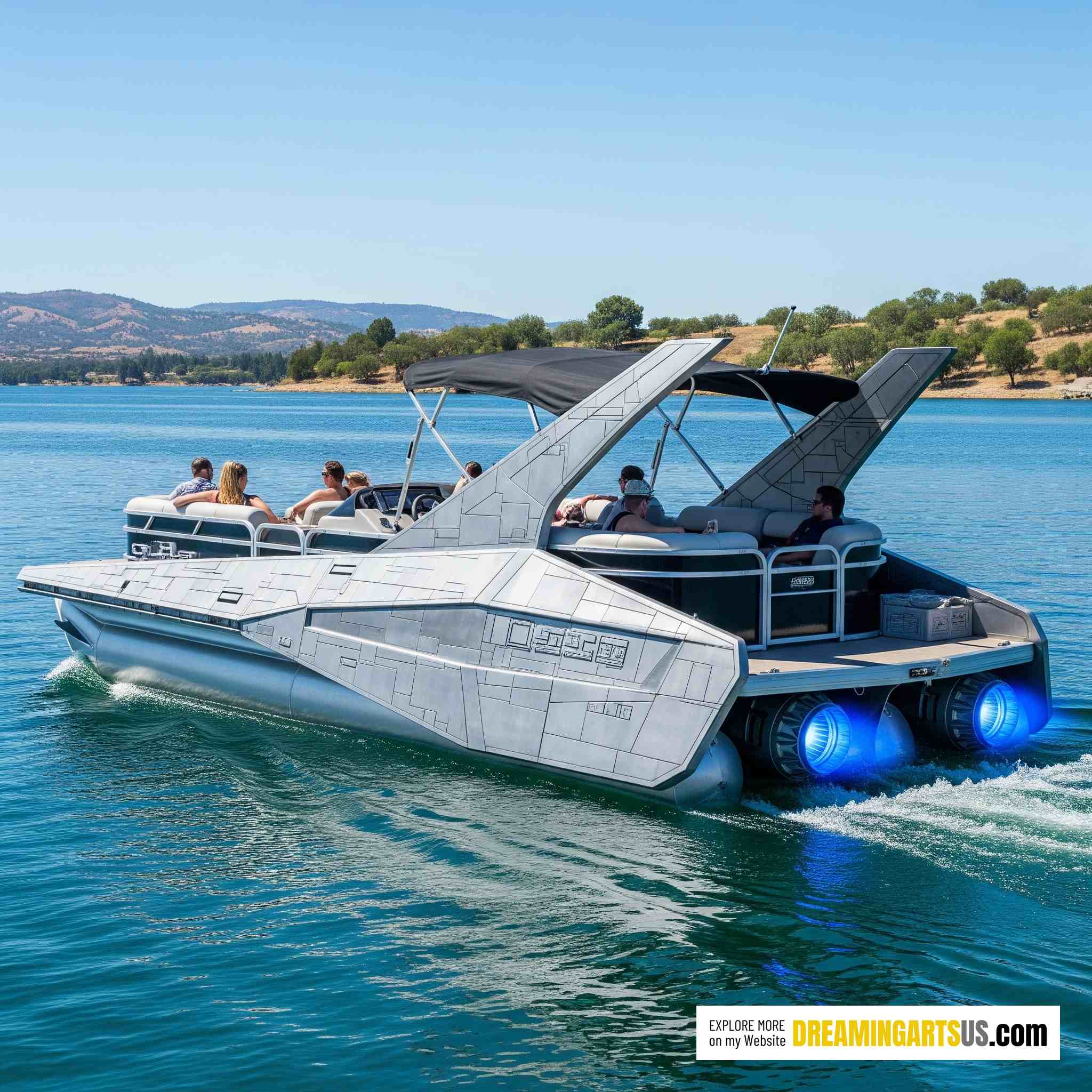 Star Wars Pontoon Boat
