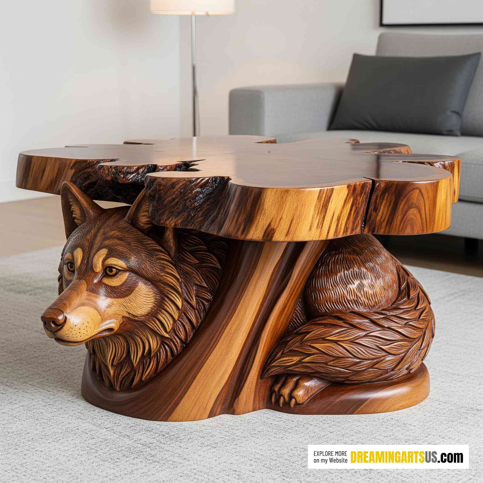 Wooden Animal Coffee Tables