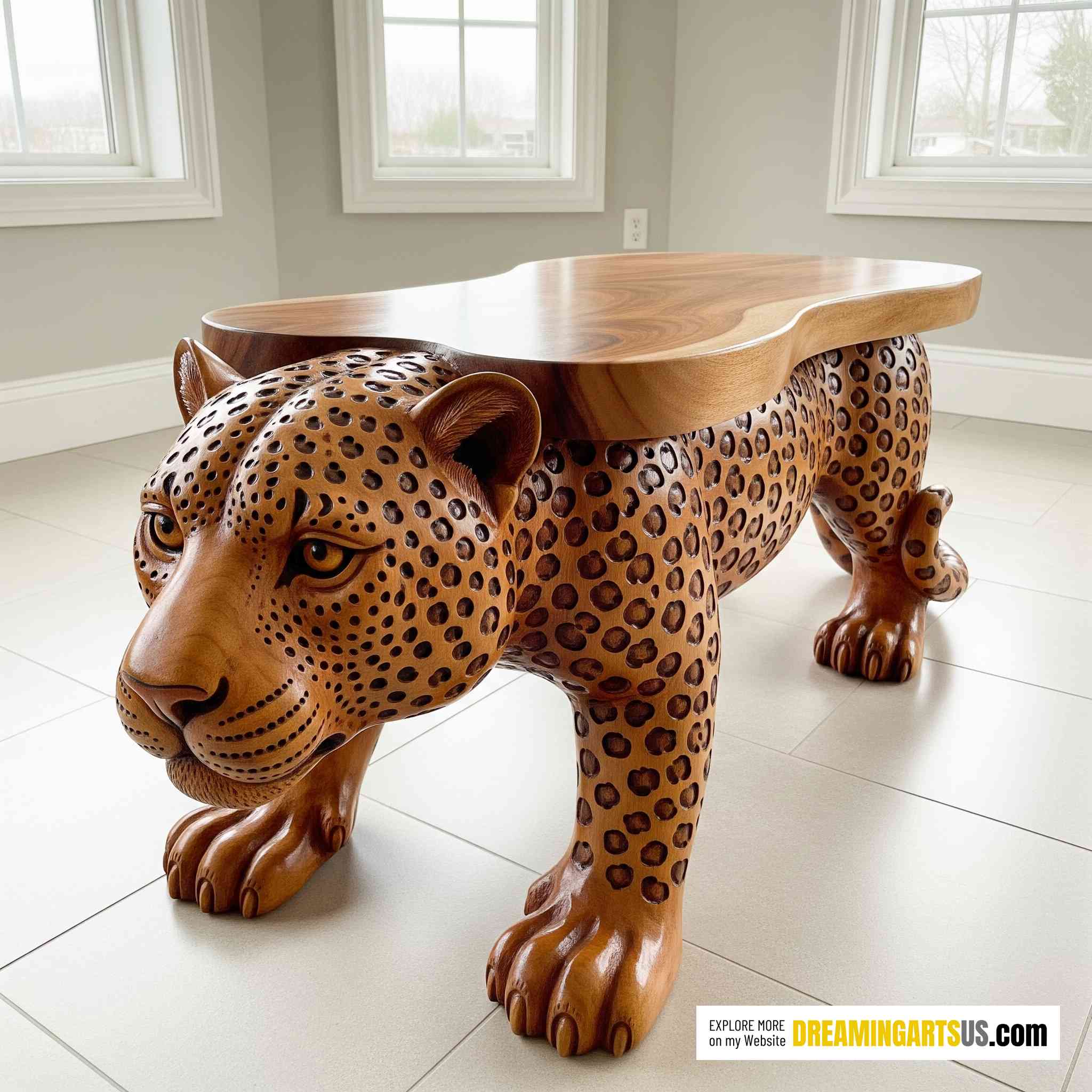 Wooden Animal Coffee Tables