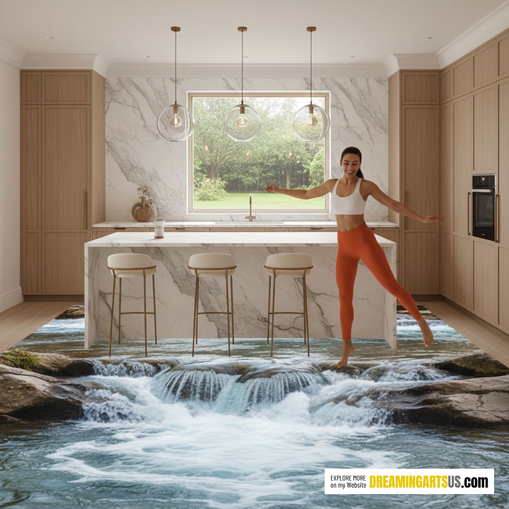 Digital Screen Kitchen Floor