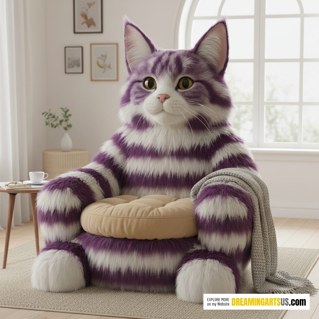 Cat-Shaped Armchair