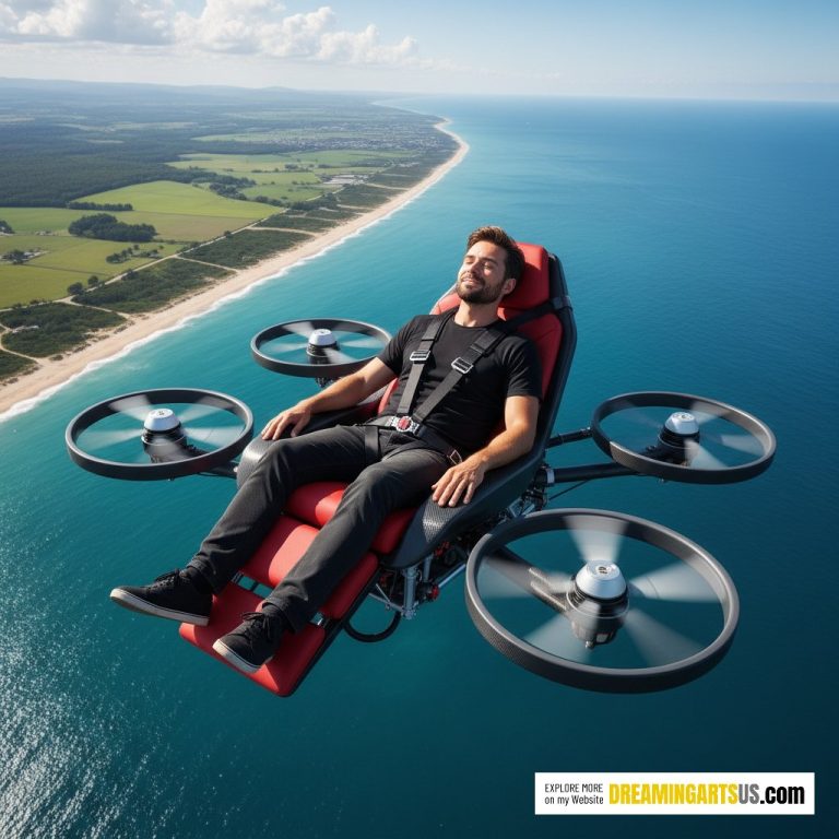 Recliner Drone | Flying Comfort Meets Cutting-Edge Tech