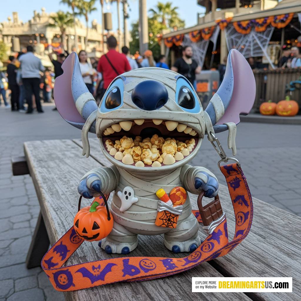 Stitch Mummy Popcorn Bucket