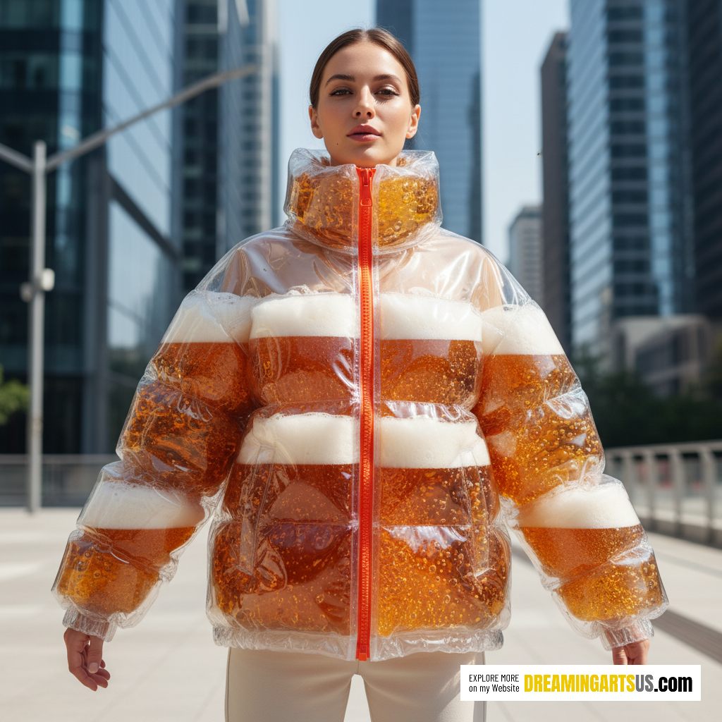 transparent beer jacket