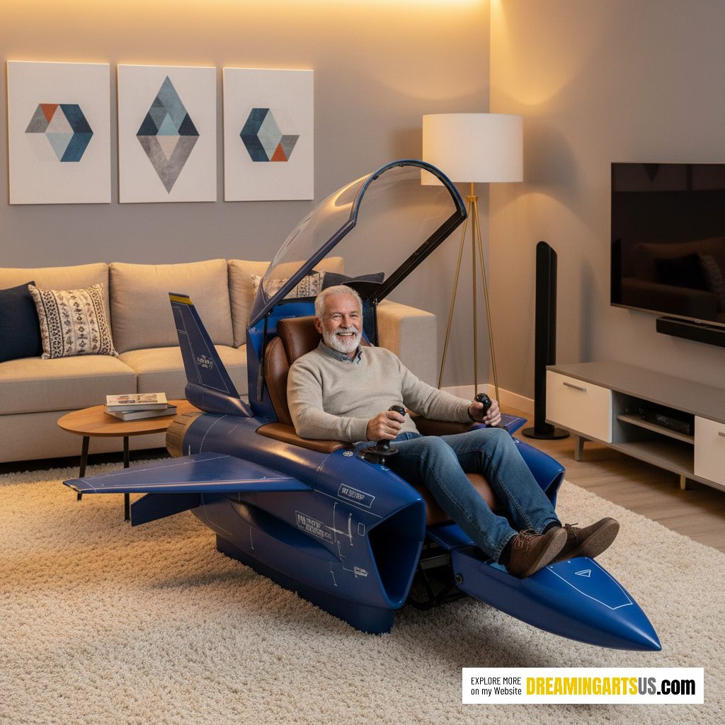 fighter jet recliner