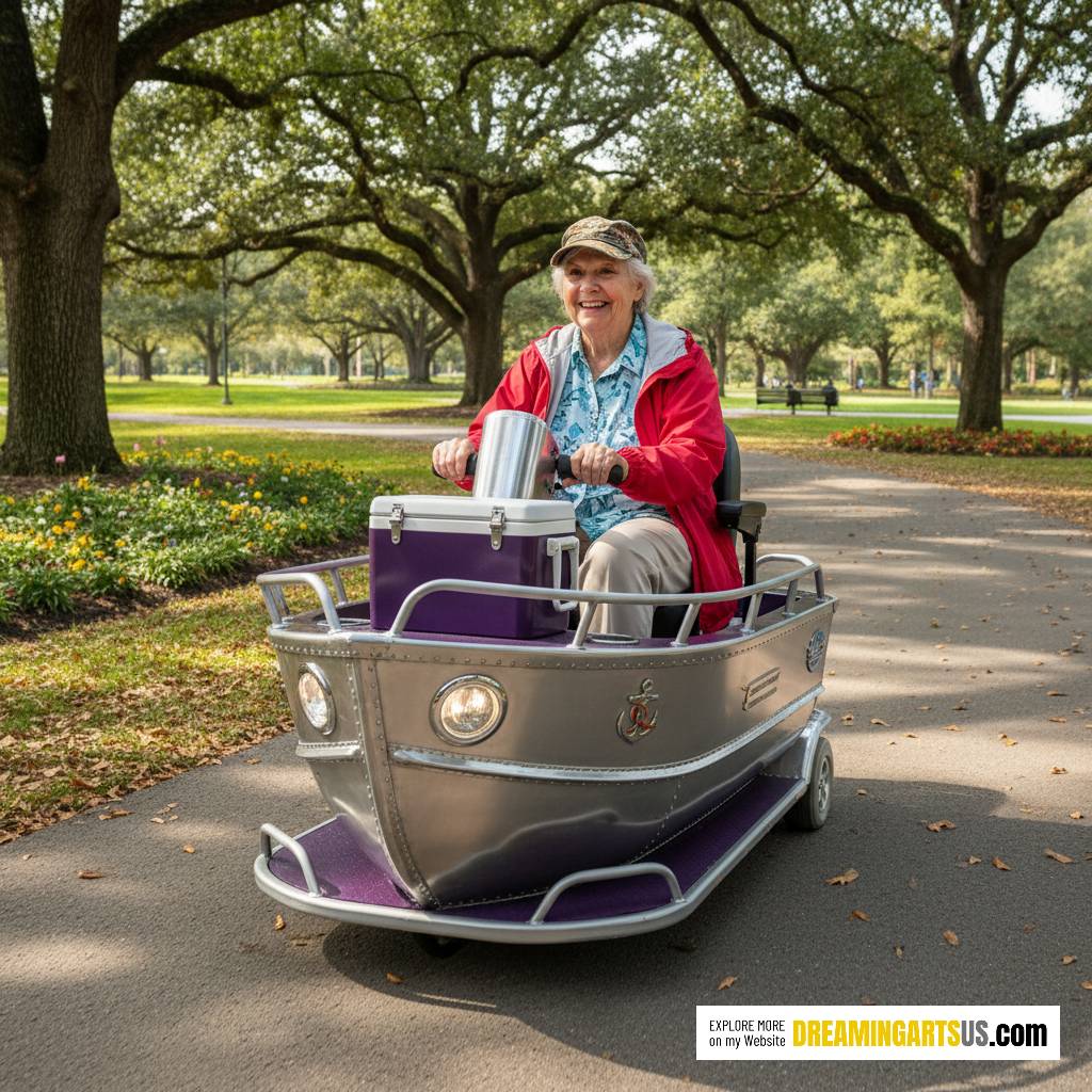 fishing boat mobility scooters