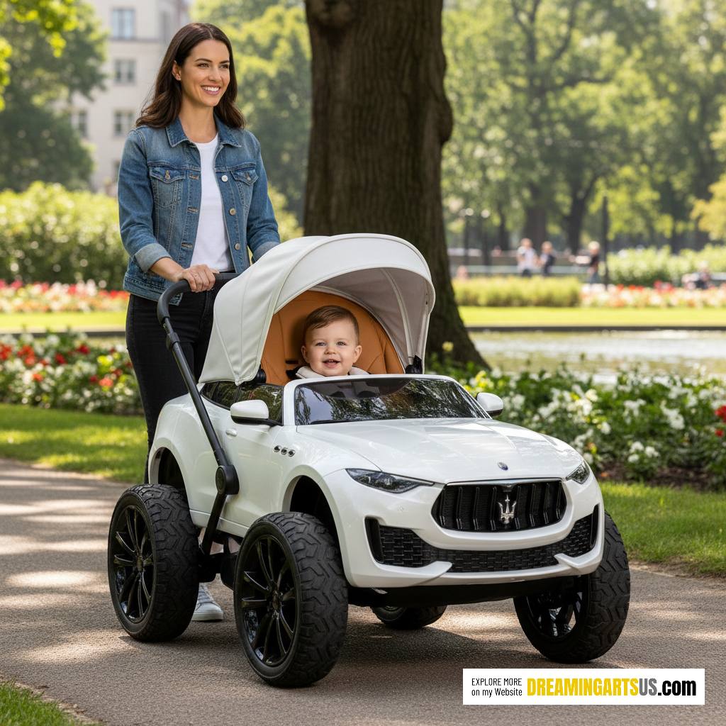 Maserati car strollers