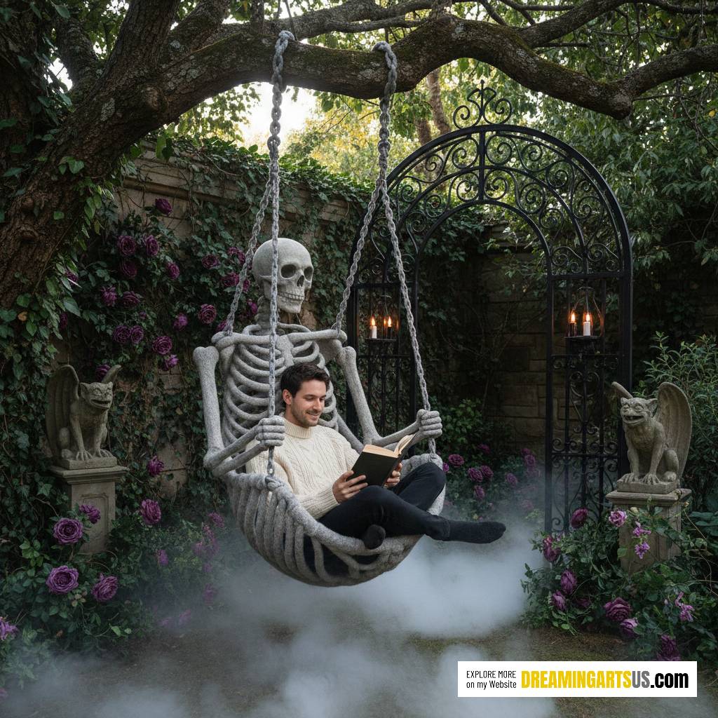 skeleton swing loungers
