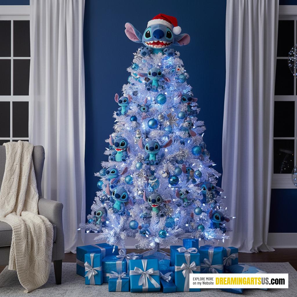 Stitch Christmas tree