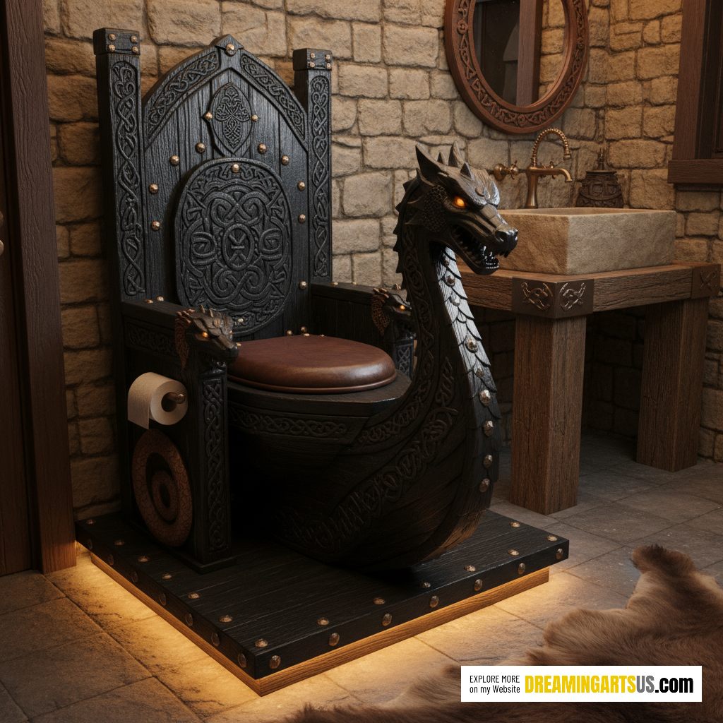 viking ship toilets