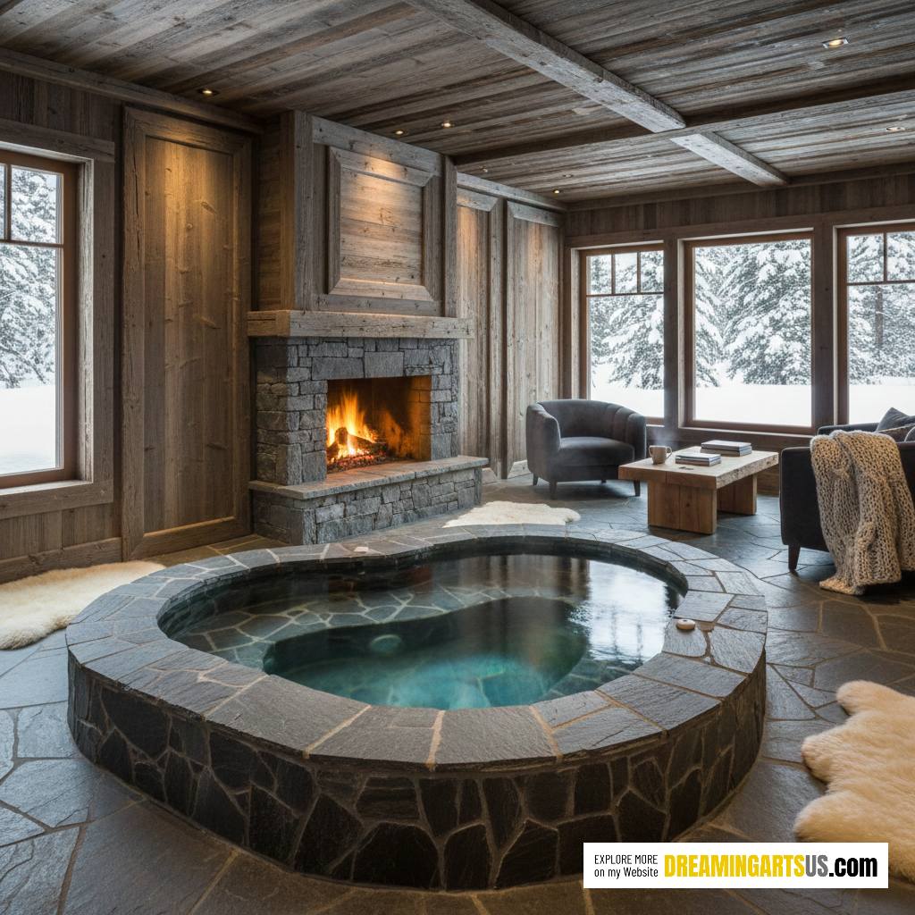 floor hot tub