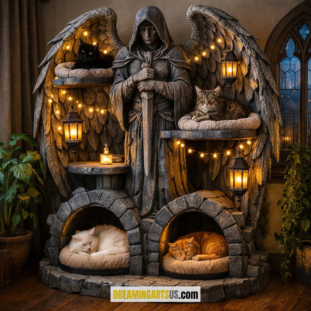 Guardian Angel Cat Playhouse