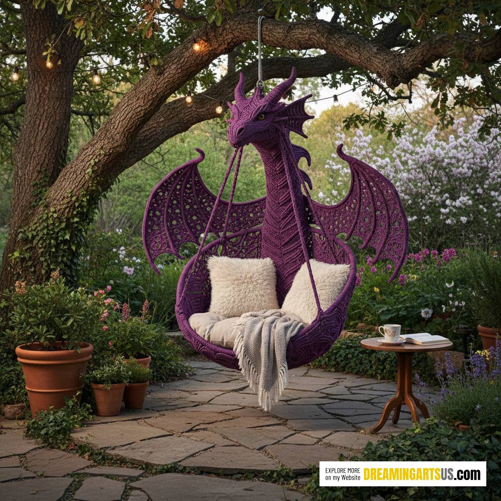 Macrame Dragon Swing