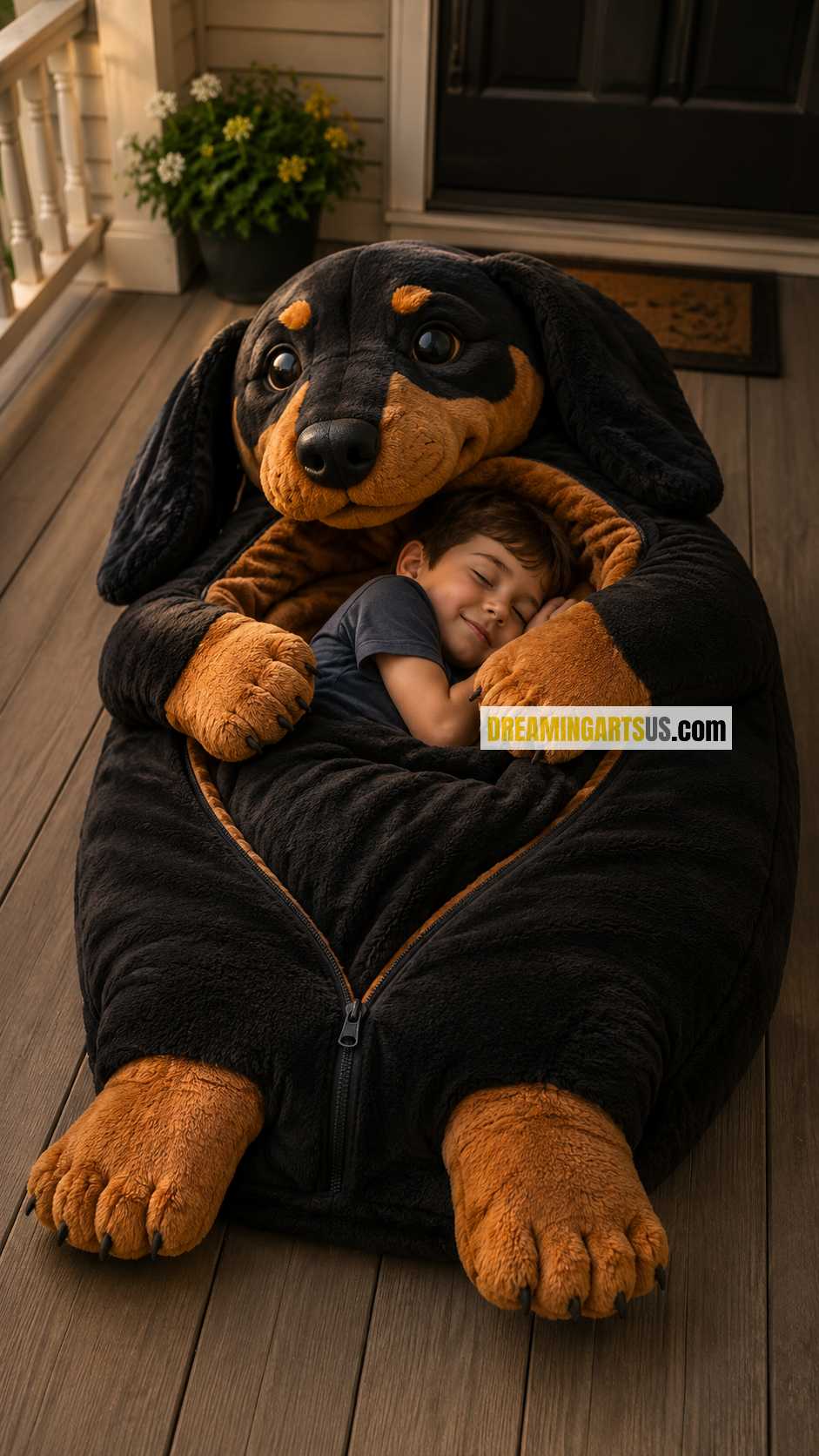 Cute Fluffy Dog Sleeping Bags