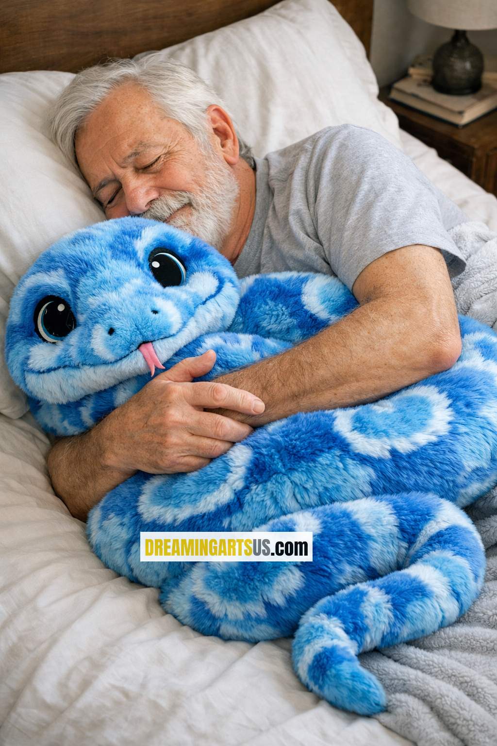 Fluffy Snake Hug Pillow