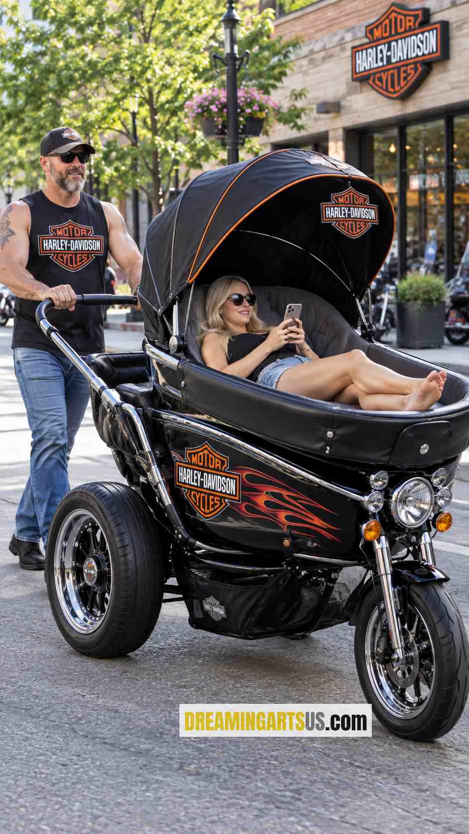 Luxury Harley Davidson Strollers