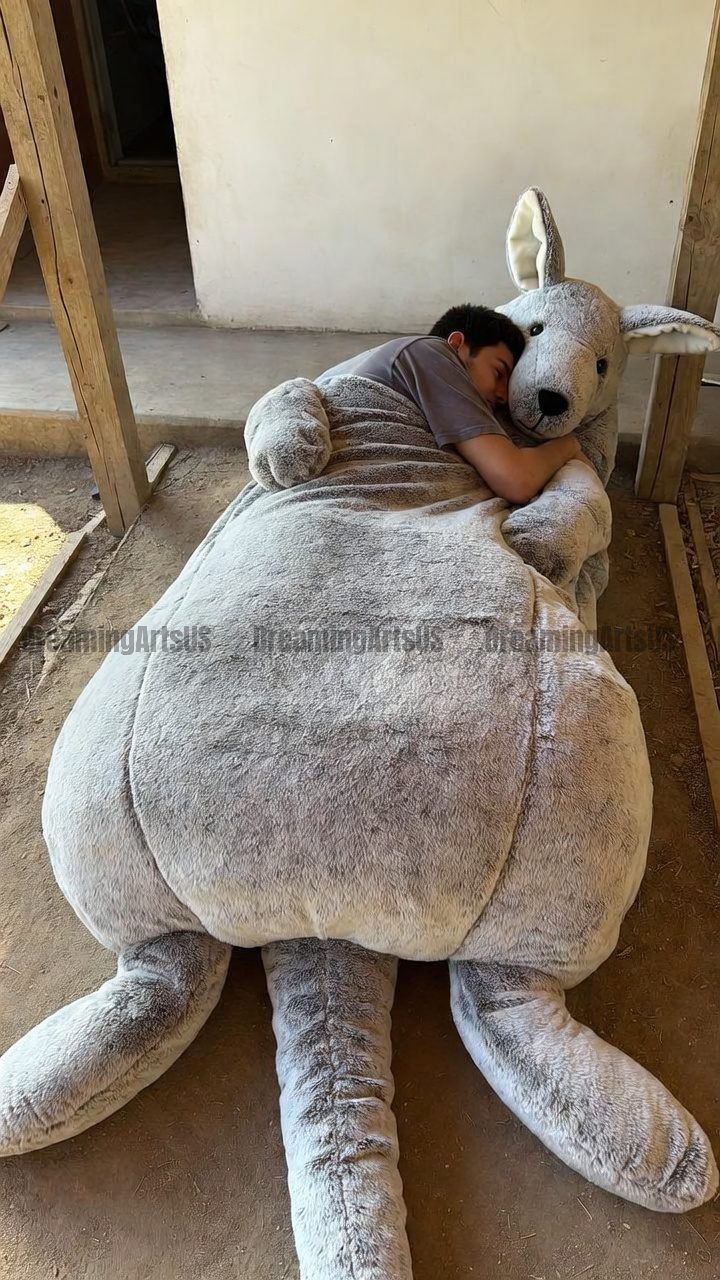 kangaroo-shaped sleeping bags