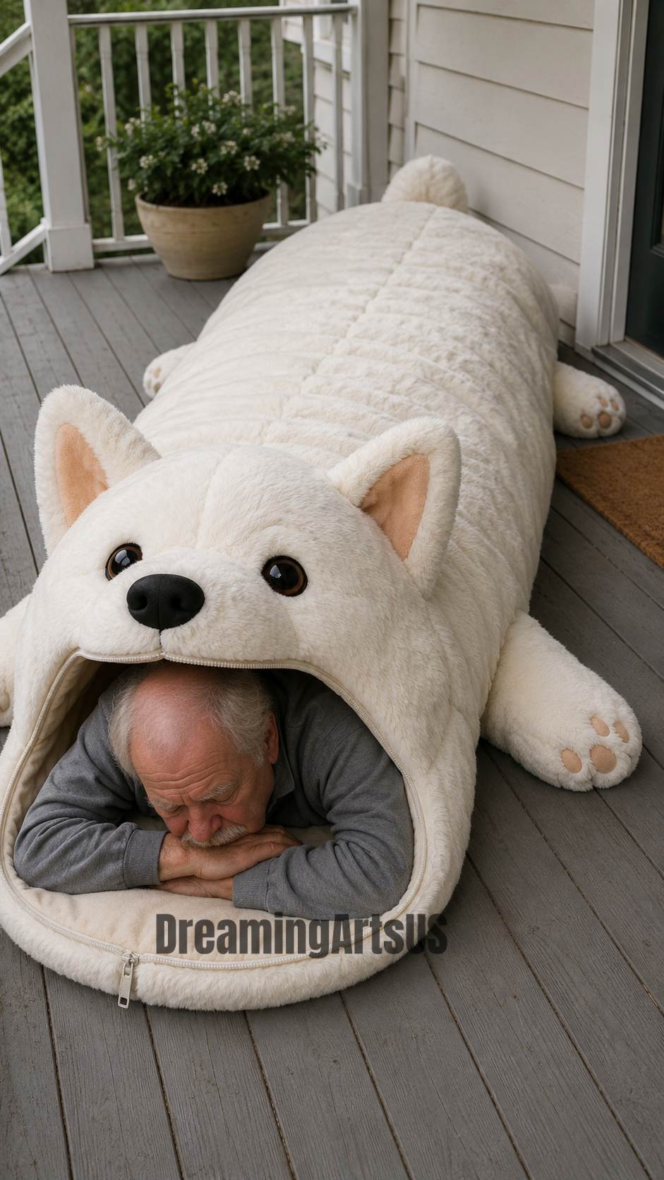 corgi-shaped sleeping bags