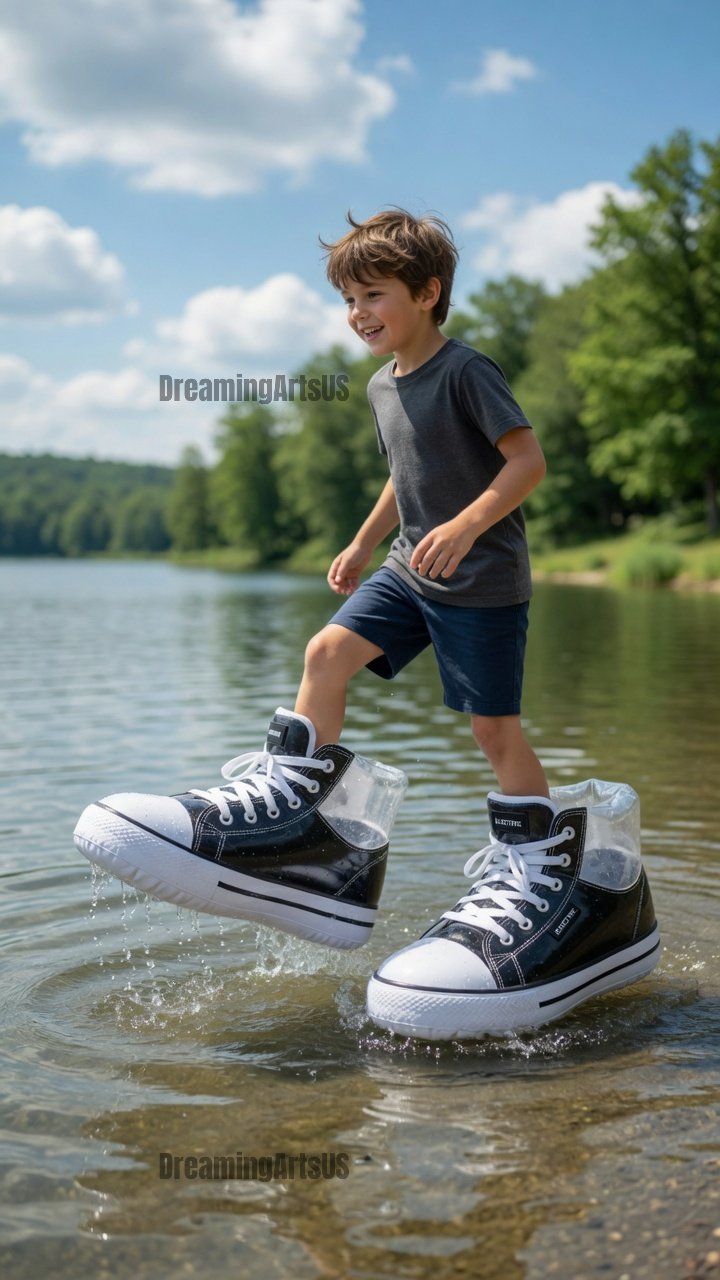 giant inflatable shoes
