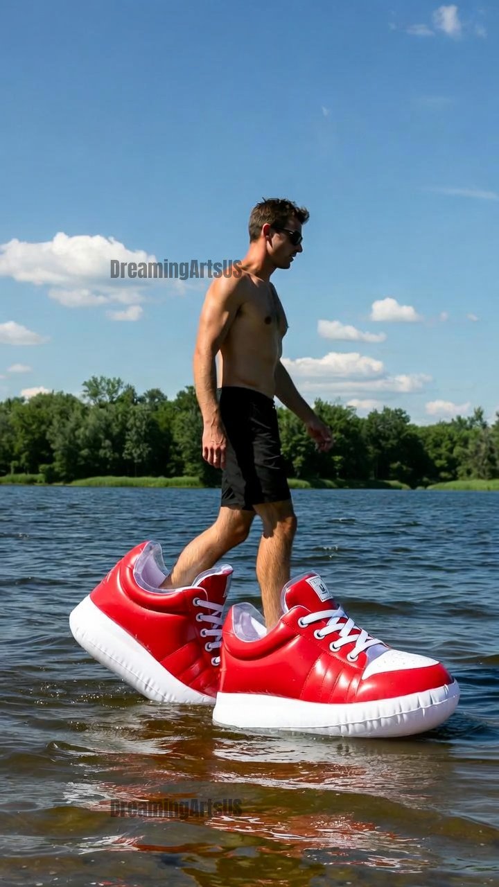 giant inflatable electric shoes