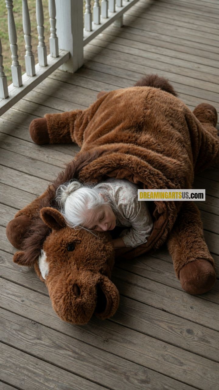 fluffy horse sleeping bags