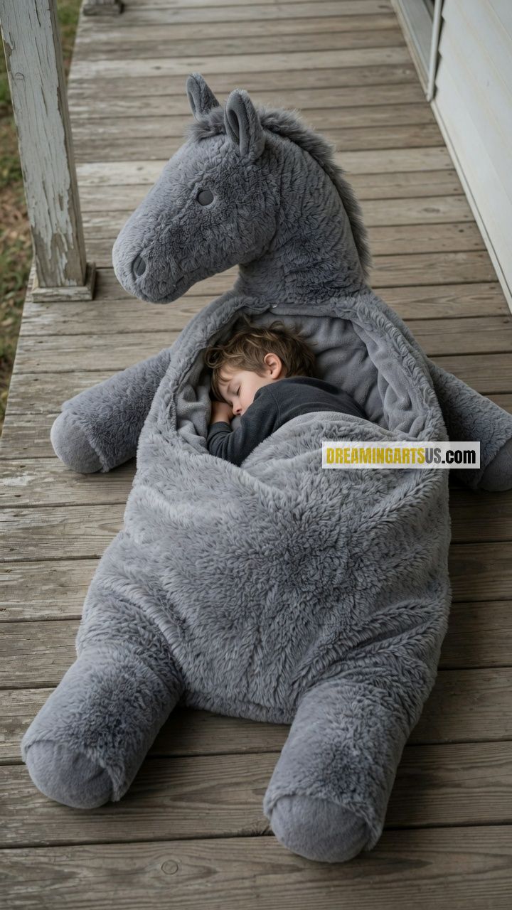 Horse Shaped Sleeping Bag