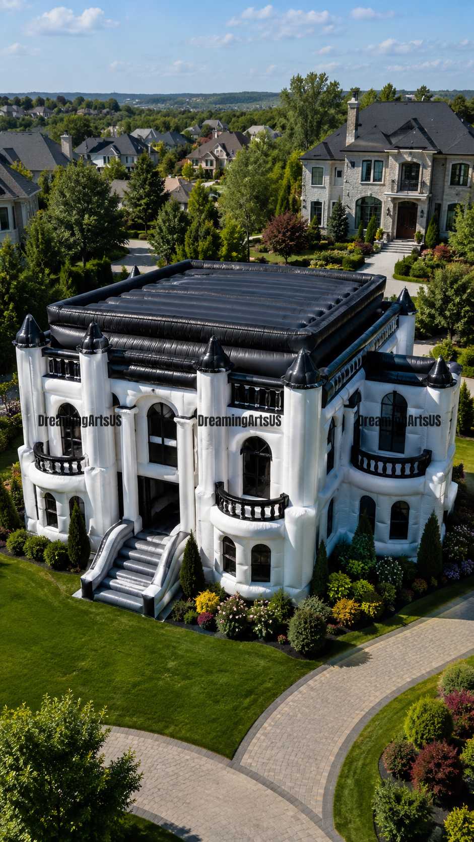 giant inflatable villa