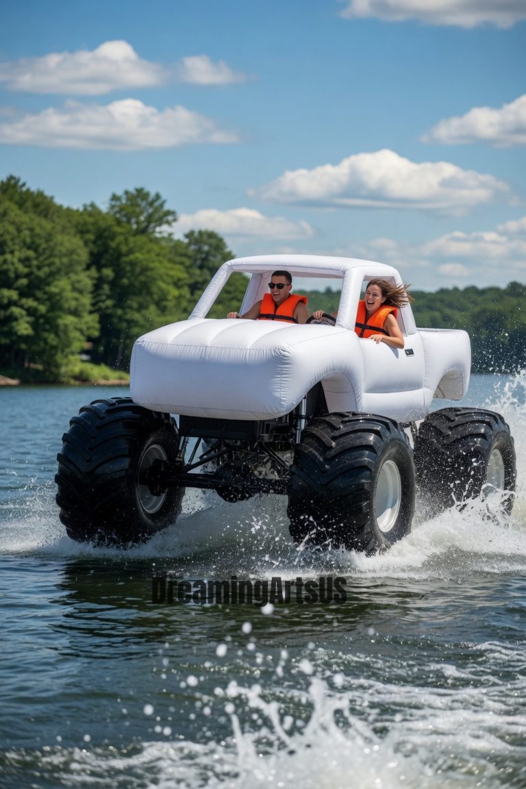 Inflatable Monster Truck Boat