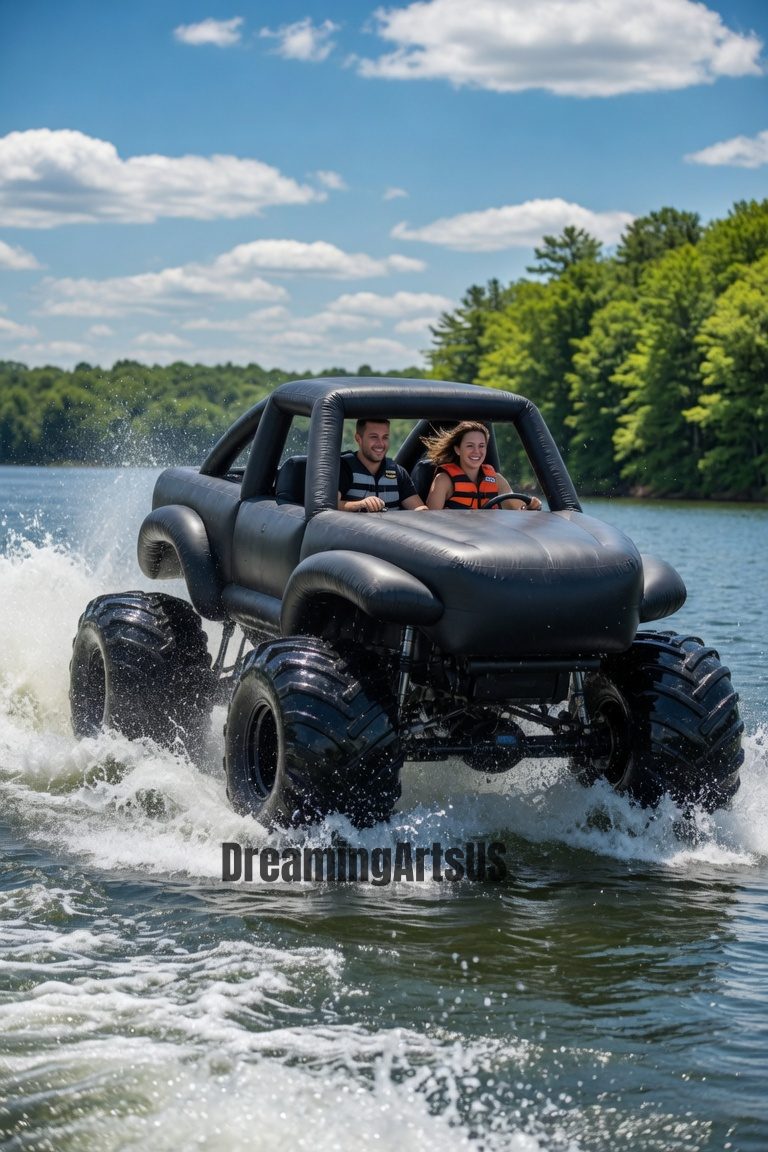 Inflatable Monster Truck Boat