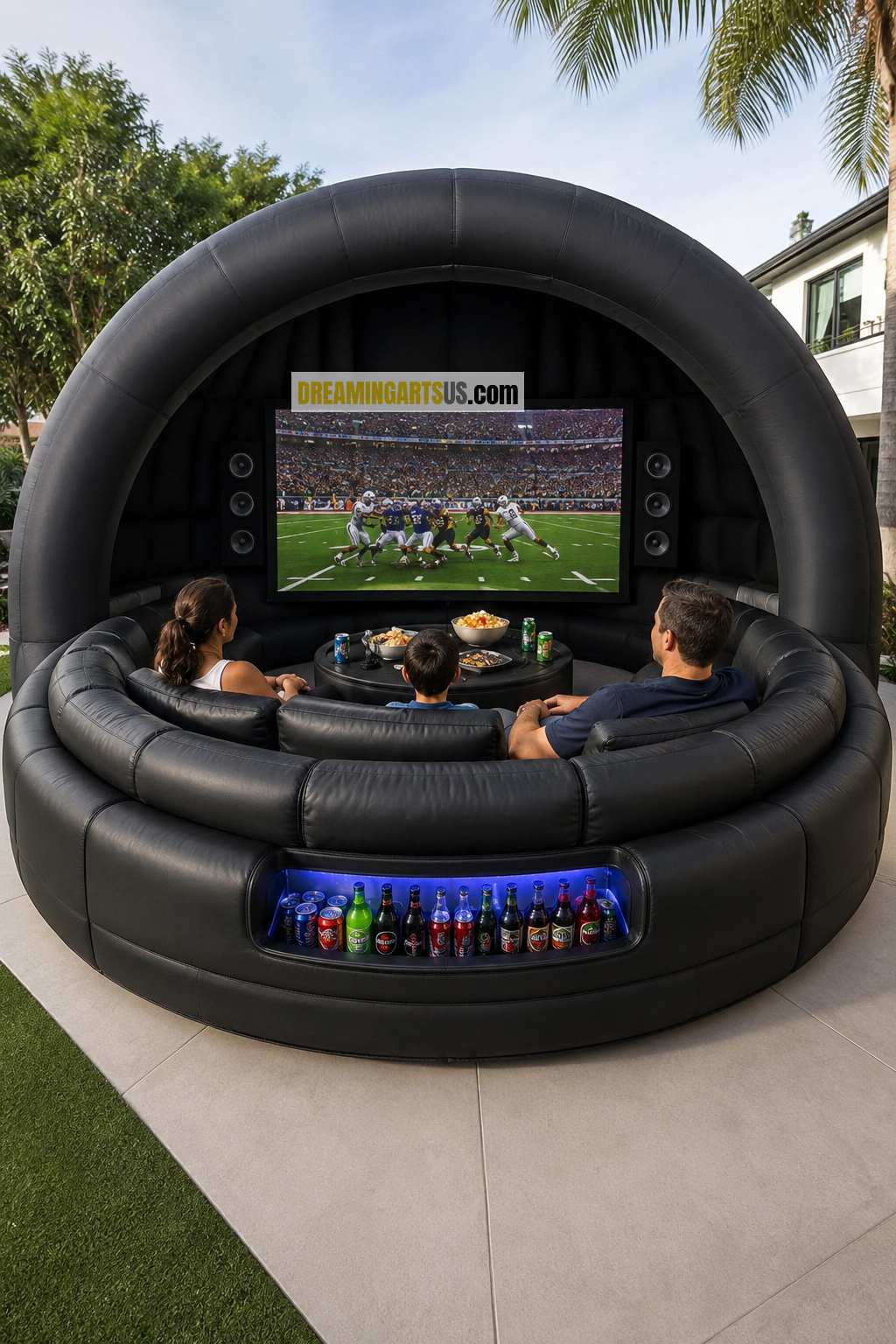 inflatable patio movie theater