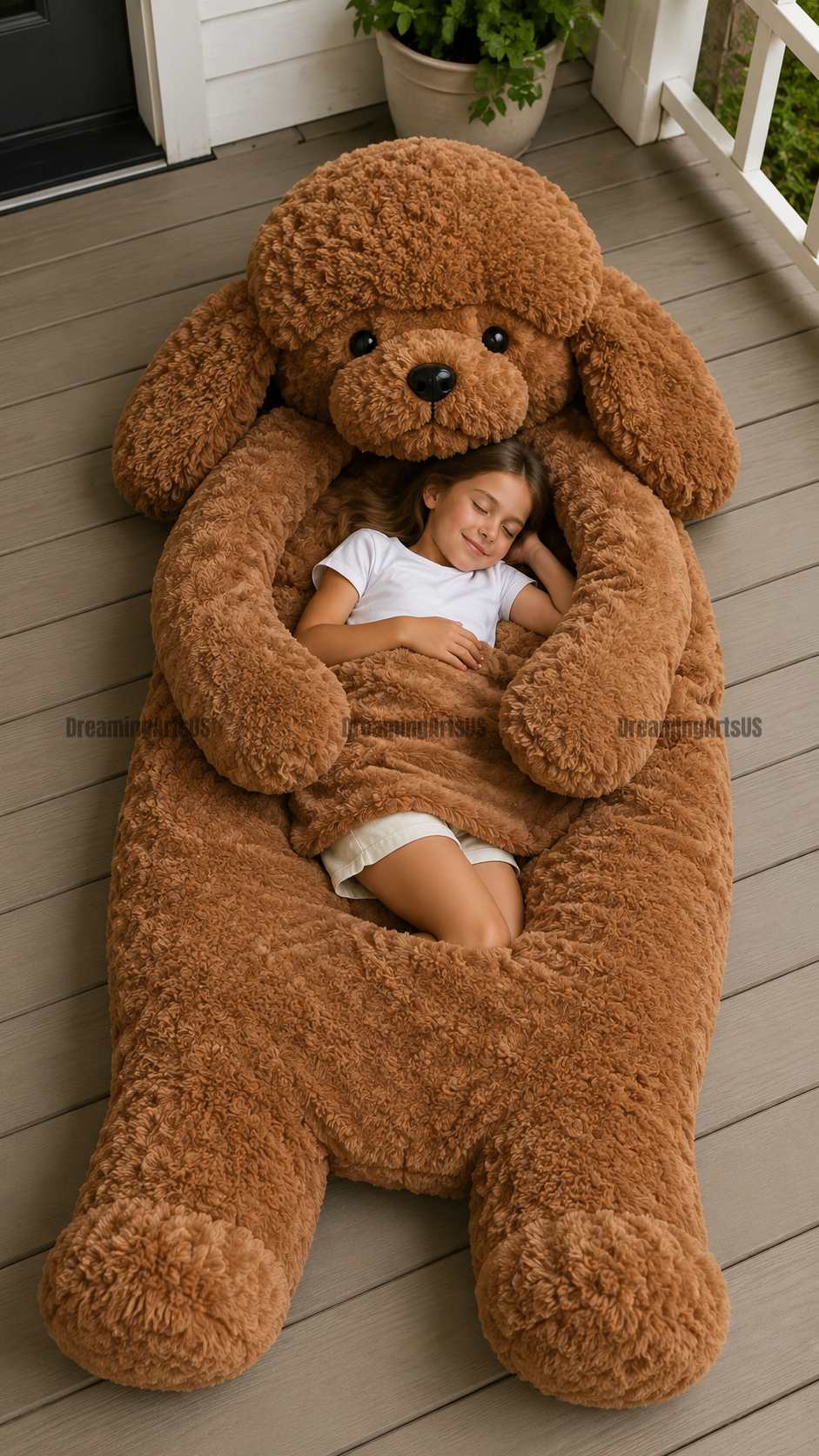 Poodle Shaped Sleeping Bag