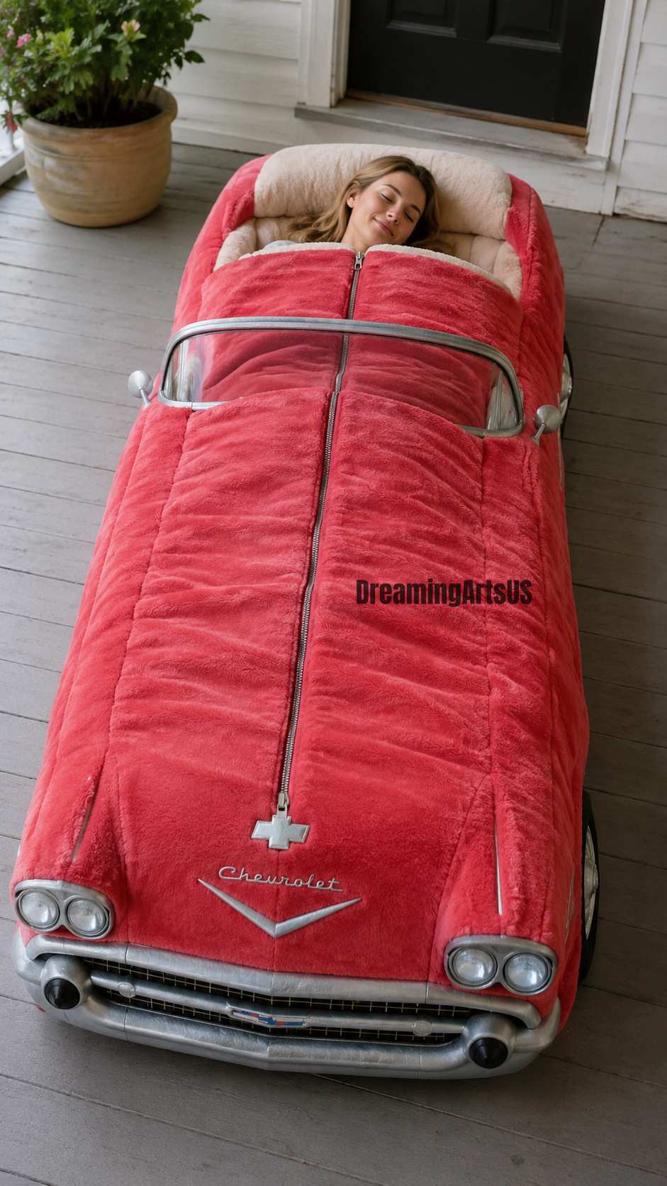 car inspired sleeping bag