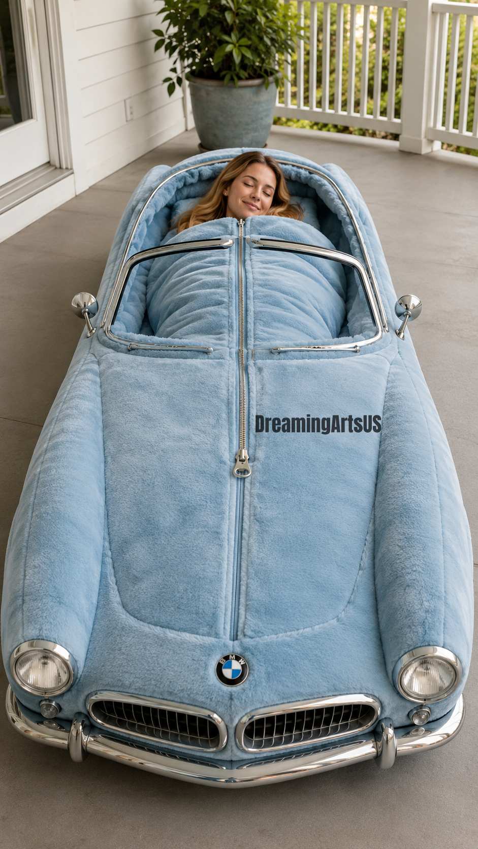 car inspired sleeping bag