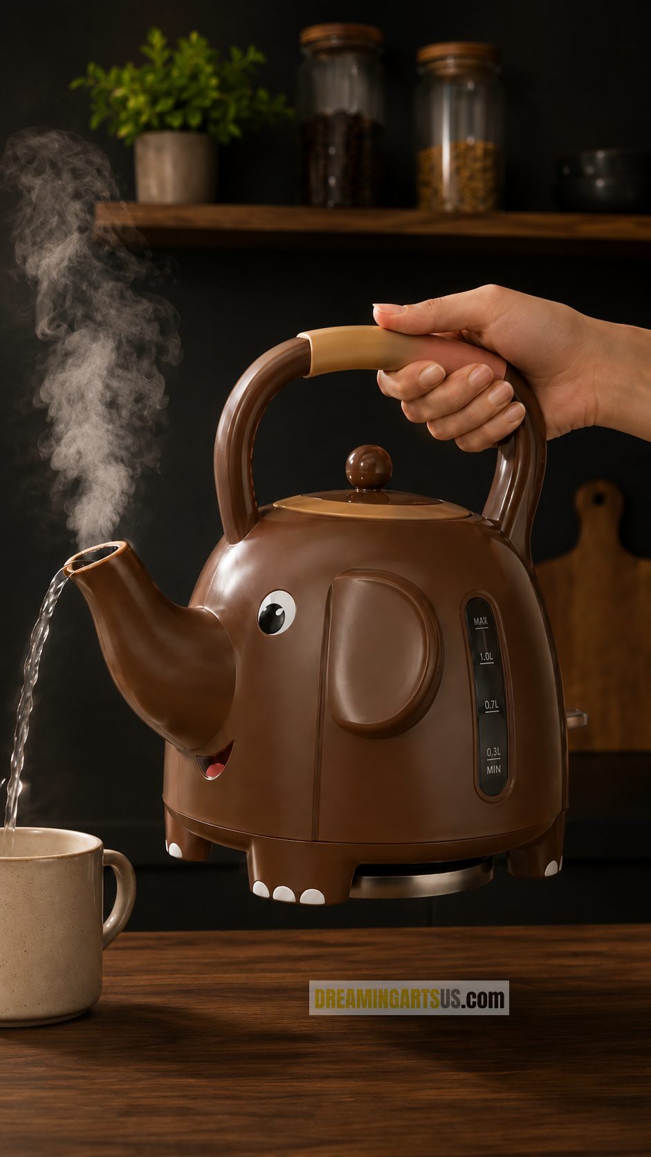 Cute Elephant Electric Kettle