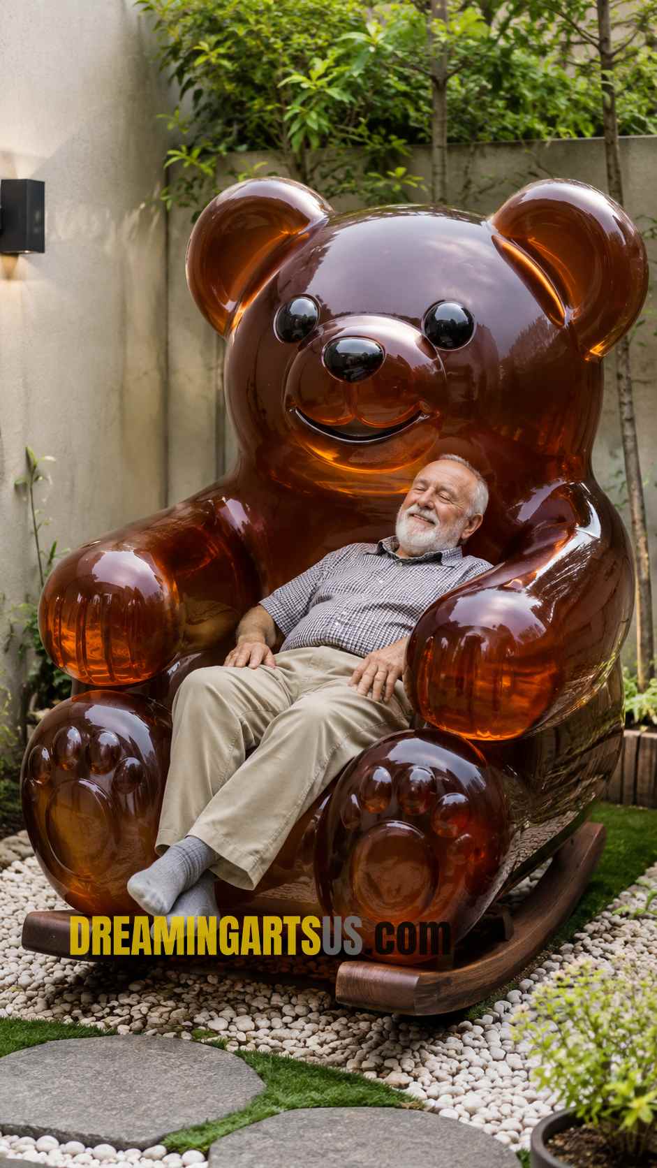 cute gummy bear rocking chair