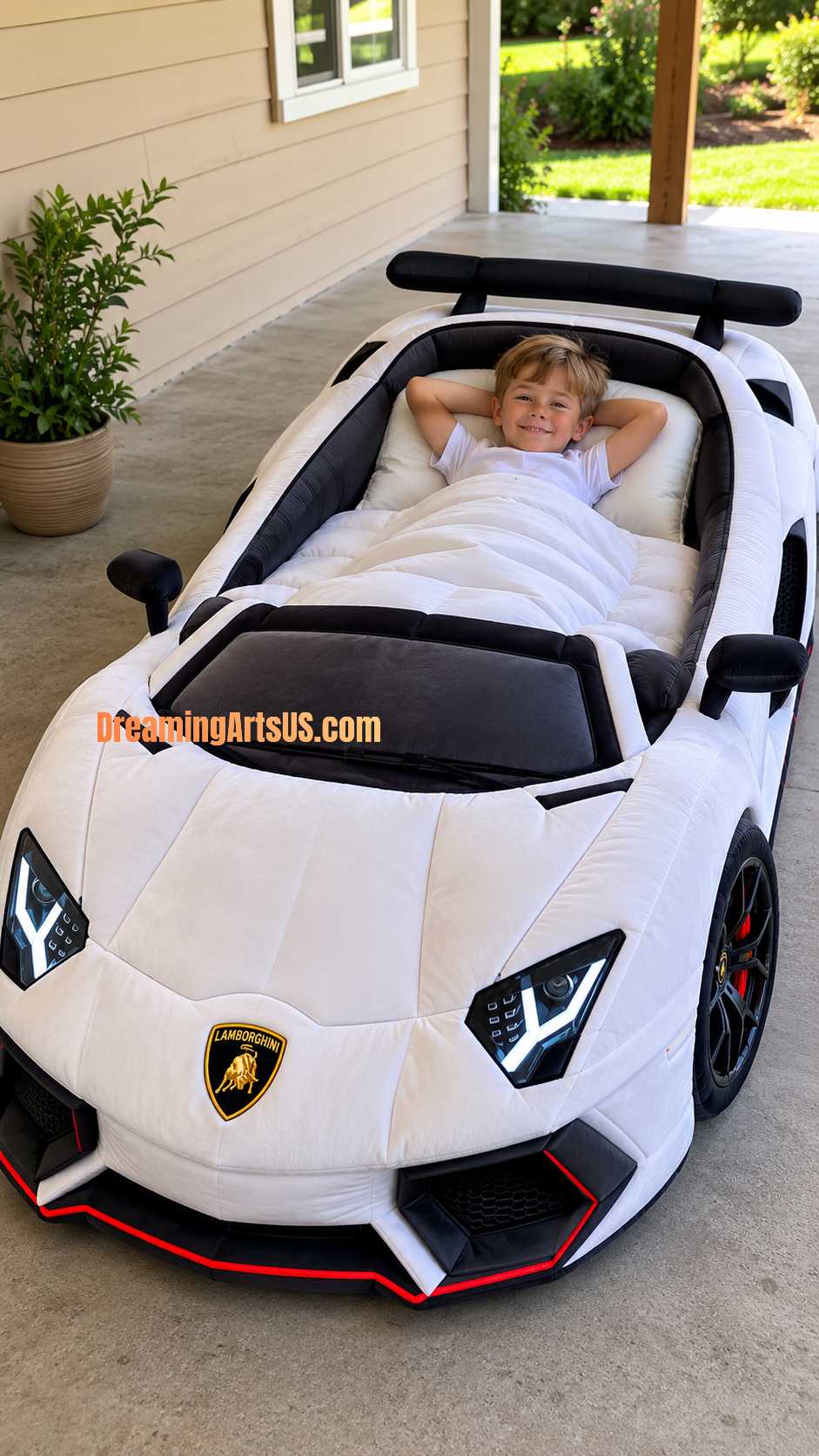 mini car-shaped inflatable beds