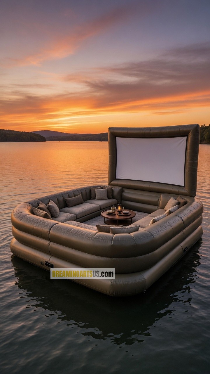 giant inflatable living room floats