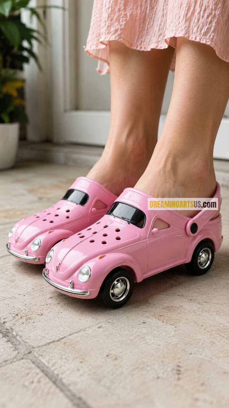 VW Beetle Shaped Crocs Slipper