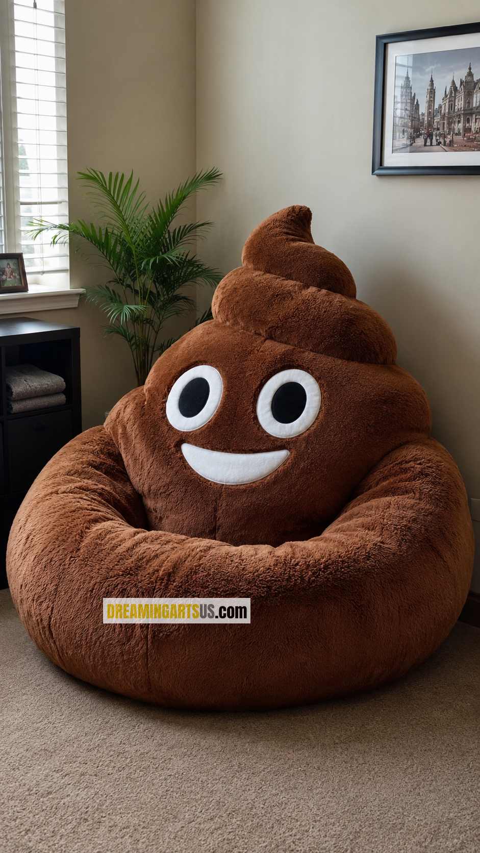 giant poop bean bag chairs