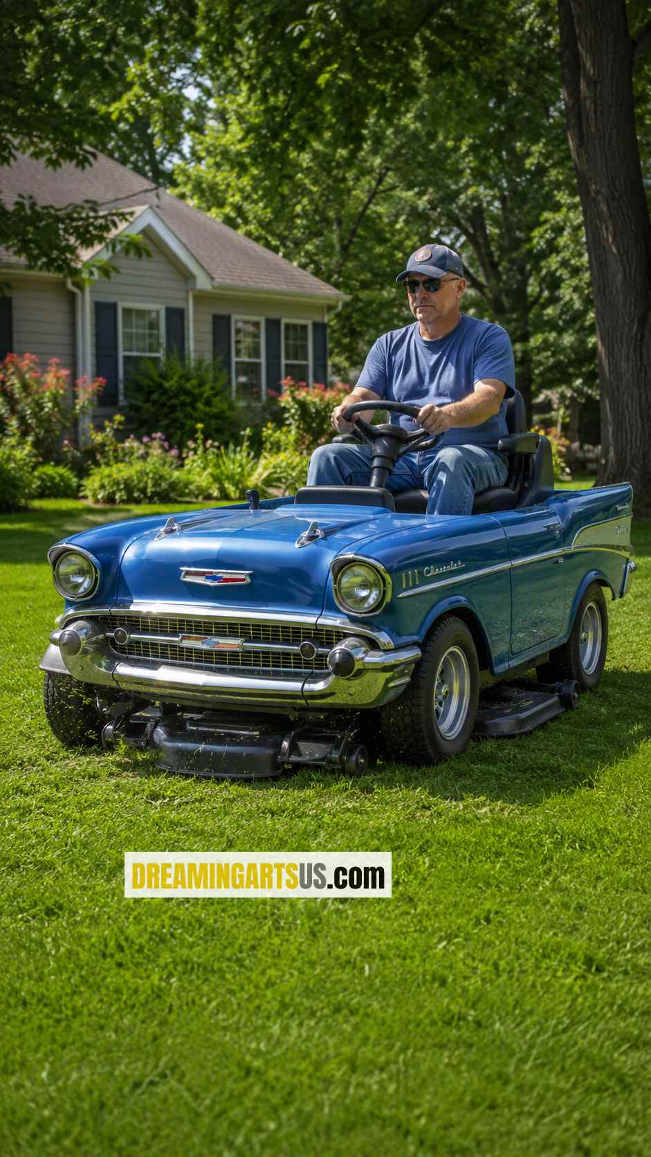 mini classic car riding mower