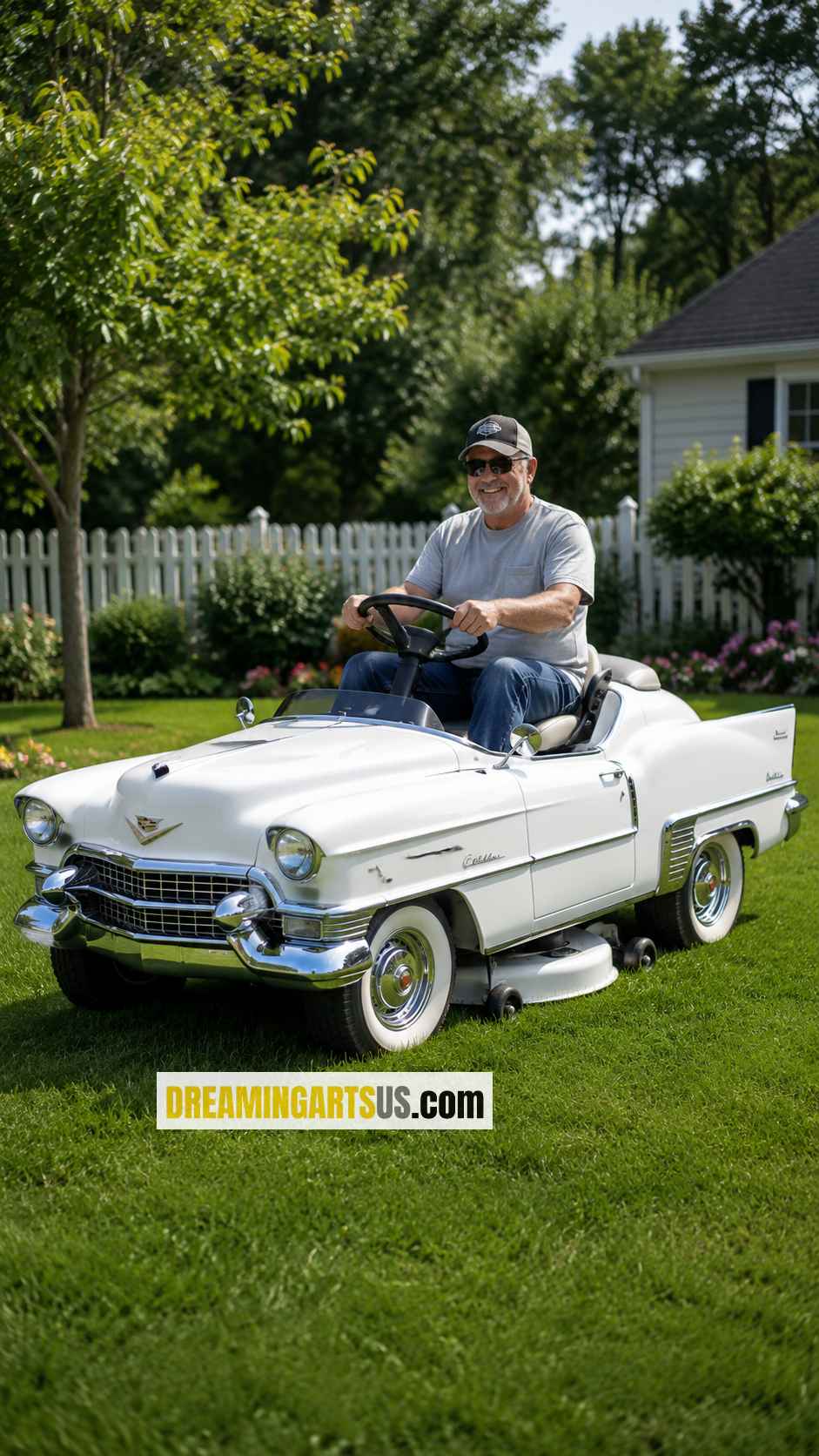 Classic Car Riding Lawn Mowers