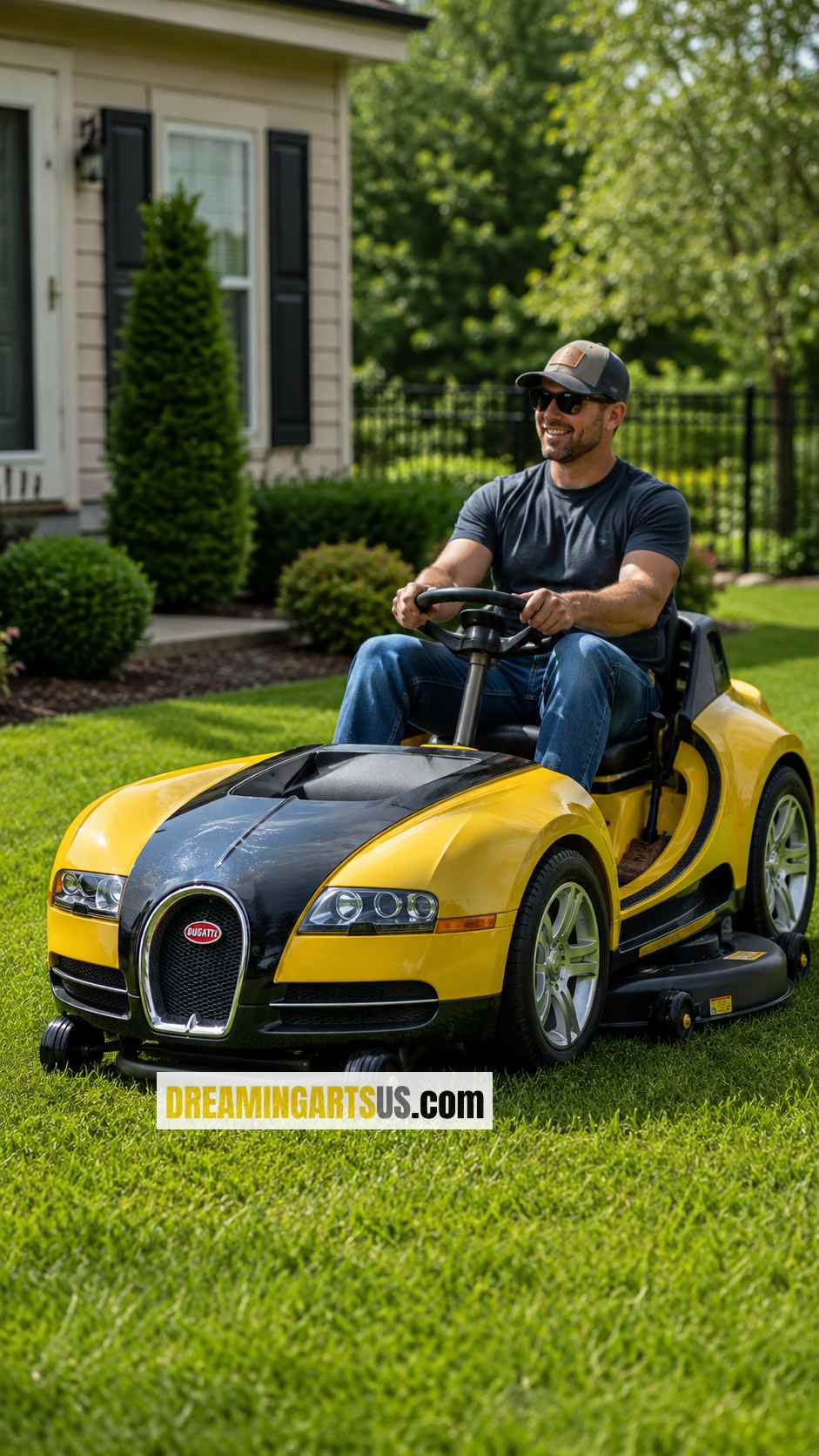 Classic Car Riding Lawn Mowers