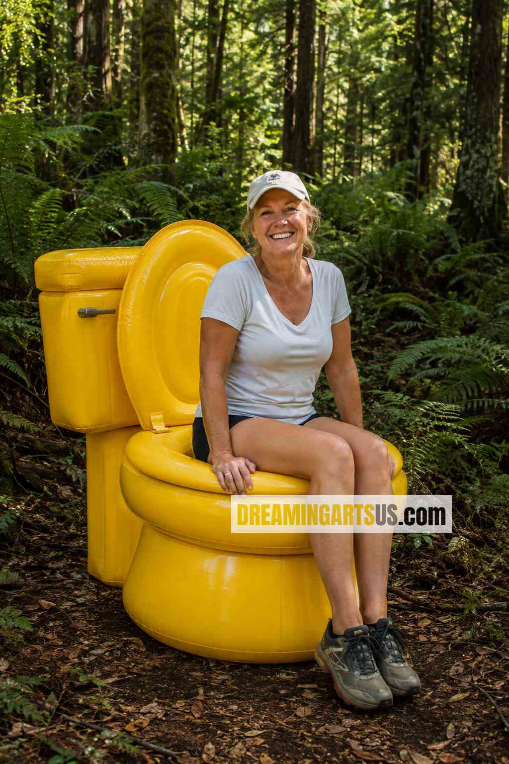 inflatable toilet for camping